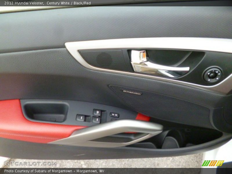 Century White / Black/Red 2012 Hyundai Veloster