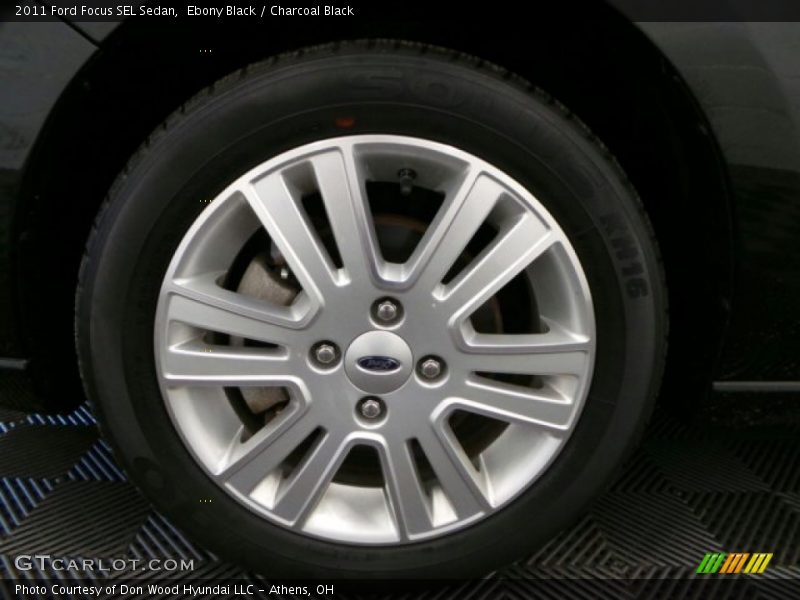 Ebony Black / Charcoal Black 2011 Ford Focus SEL Sedan