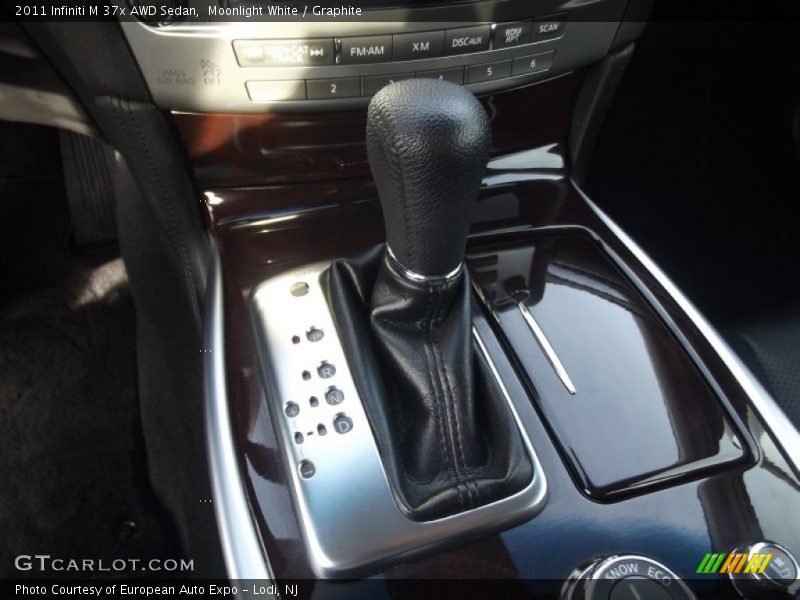 Moonlight White / Graphite 2011 Infiniti M 37x AWD Sedan