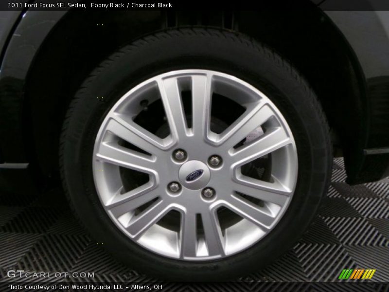Ebony Black / Charcoal Black 2011 Ford Focus SEL Sedan