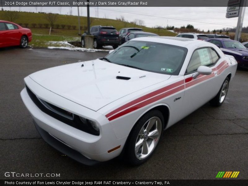 Front 3/4 View of 2014 Challenger R/T Classic