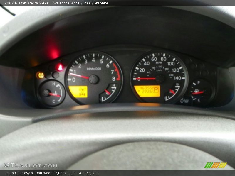 Avalanche White / Steel/Graphite 2007 Nissan Xterra S 4x4