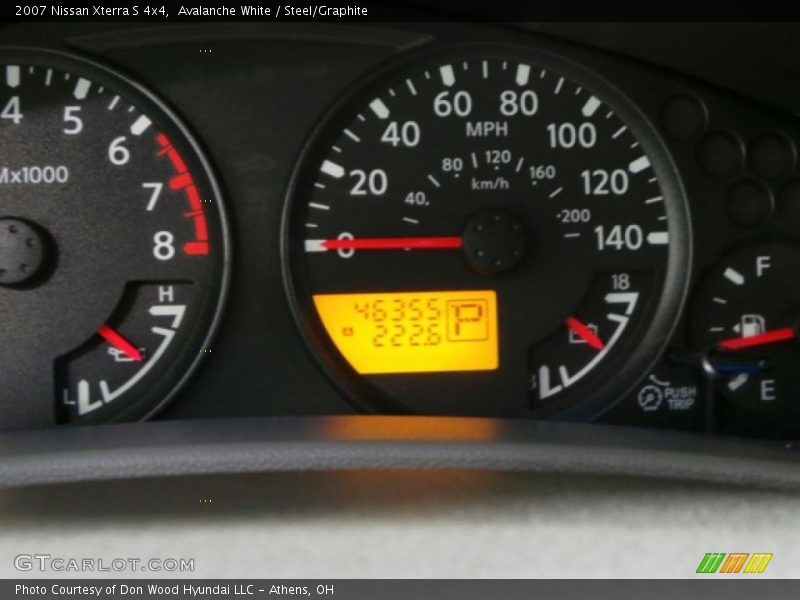 Avalanche White / Steel/Graphite 2007 Nissan Xterra S 4x4