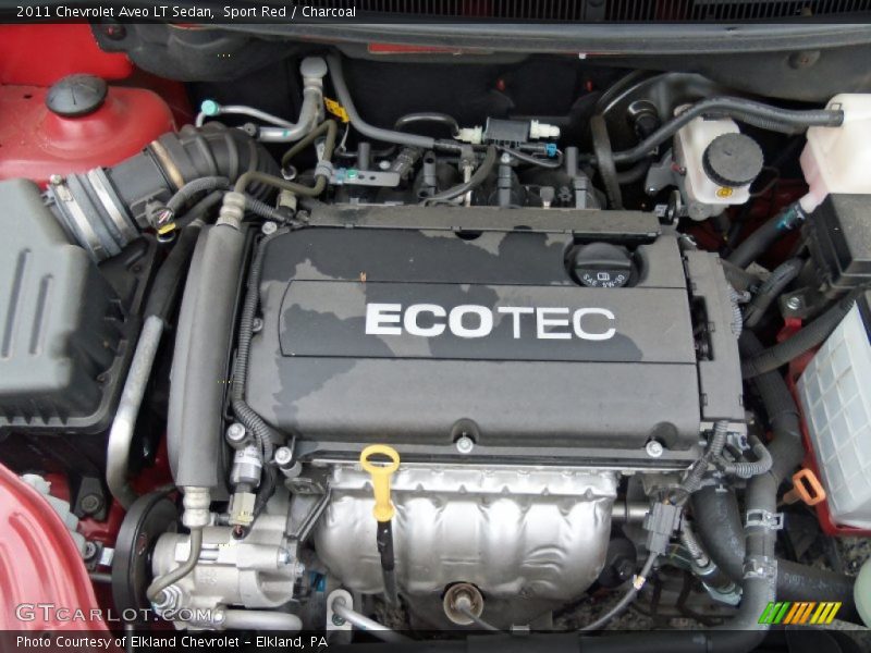  2011 Aveo LT Sedan Engine - 1.6 Liter DOHC 16-Valve VVT ECOTEC 4 Cylinder