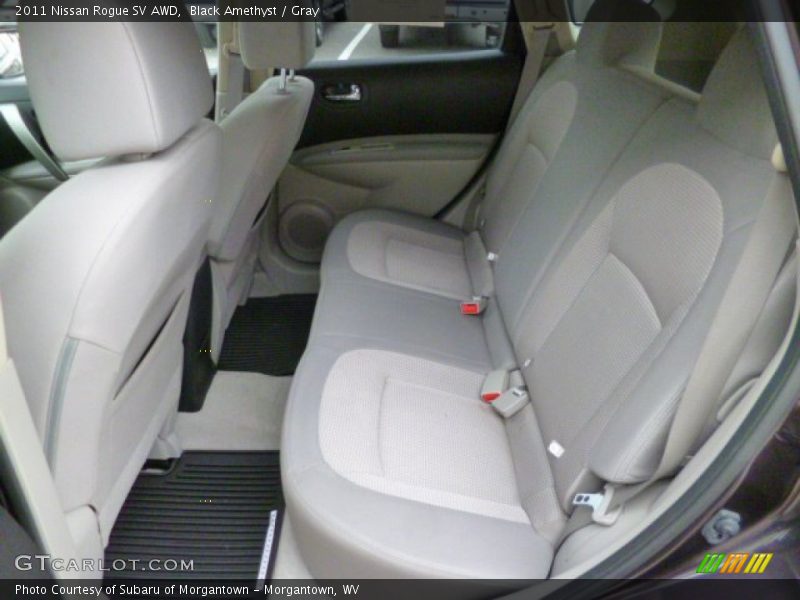 Black Amethyst / Gray 2011 Nissan Rogue SV AWD
