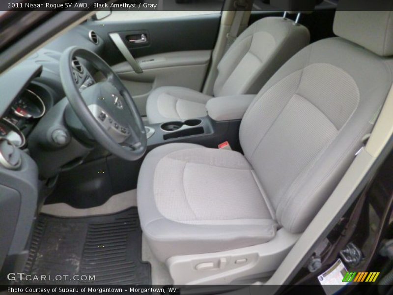 Black Amethyst / Gray 2011 Nissan Rogue SV AWD