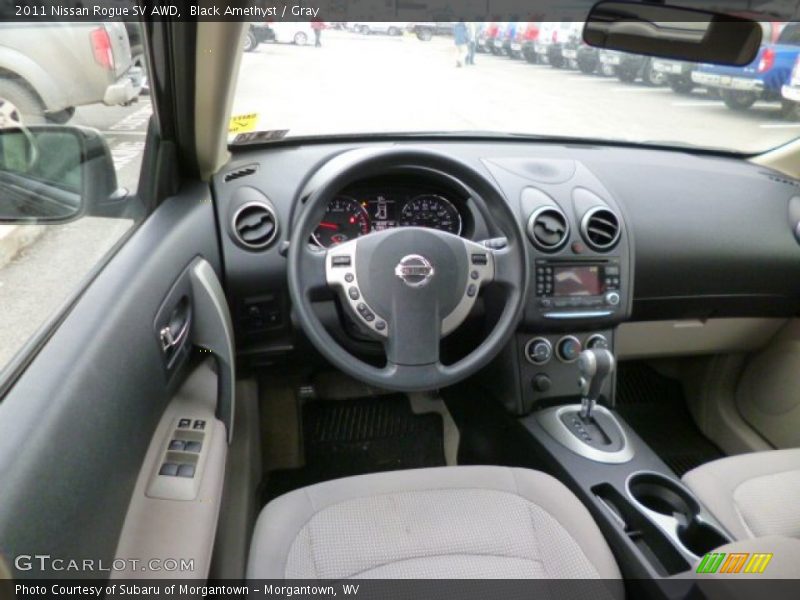 Black Amethyst / Gray 2011 Nissan Rogue SV AWD