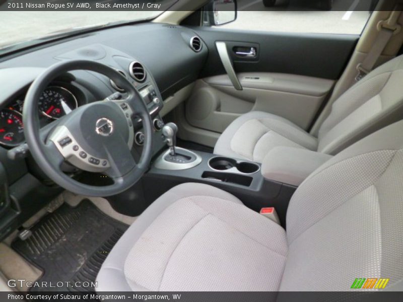 Gray Interior - 2011 Rogue SV AWD 