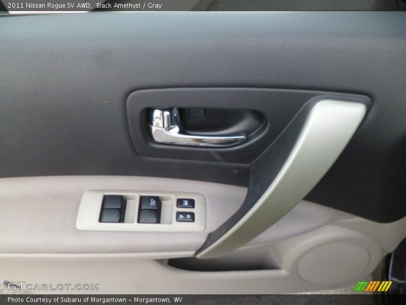 Black Amethyst / Gray 2011 Nissan Rogue SV AWD