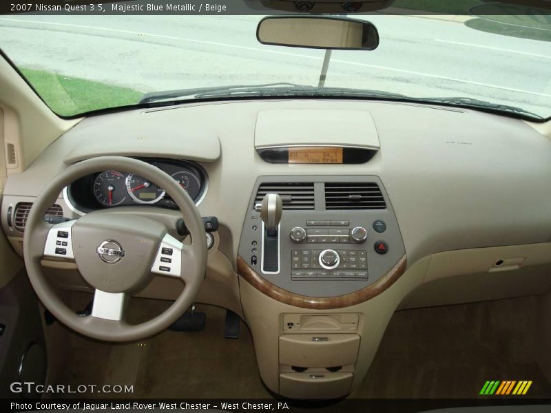 Majestic Blue Metallic / Beige 2007 Nissan Quest 3.5