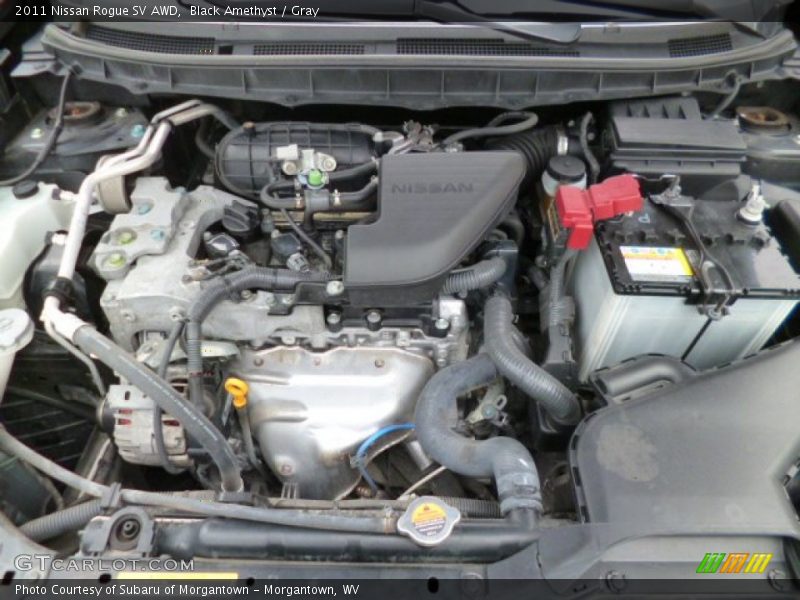 Black Amethyst / Gray 2011 Nissan Rogue SV AWD