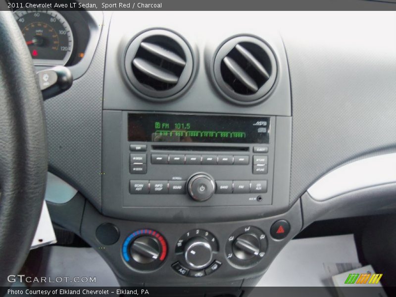 Sport Red / Charcoal 2011 Chevrolet Aveo LT Sedan