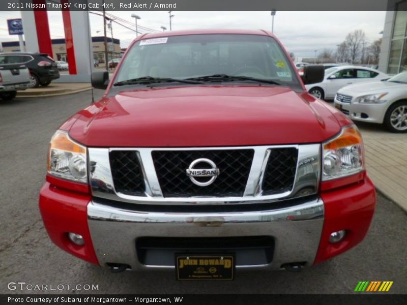 Red Alert / Almond 2011 Nissan Titan SV King Cab 4x4