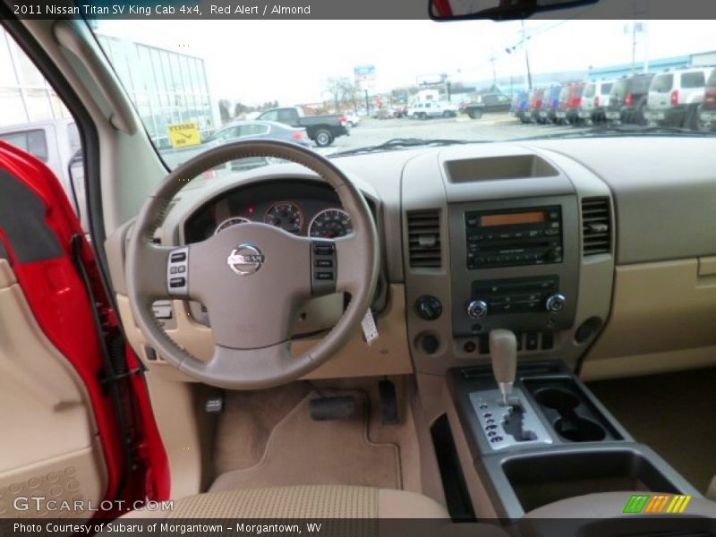 Red Alert / Almond 2011 Nissan Titan SV King Cab 4x4