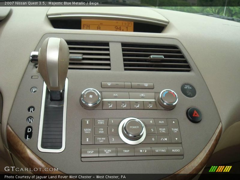 Majestic Blue Metallic / Beige 2007 Nissan Quest 3.5