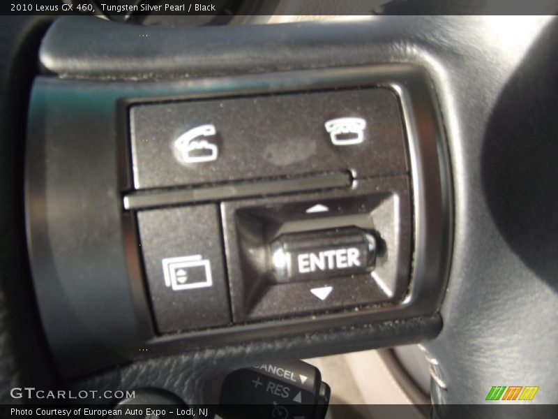 Tungsten Silver Pearl / Black 2010 Lexus GX 460