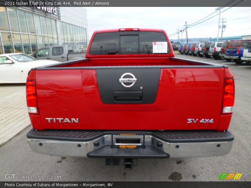 Red Alert / Almond 2011 Nissan Titan SV King Cab 4x4