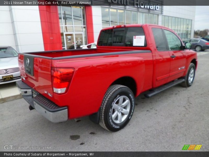 Red Alert / Almond 2011 Nissan Titan SV King Cab 4x4