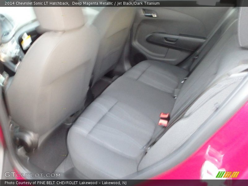 Deep Magenta Metallic / Jet Black/Dark Titanium 2014 Chevrolet Sonic LT Hatchback