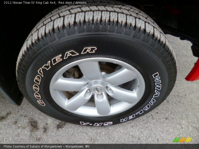Red Alert / Almond 2011 Nissan Titan SV King Cab 4x4