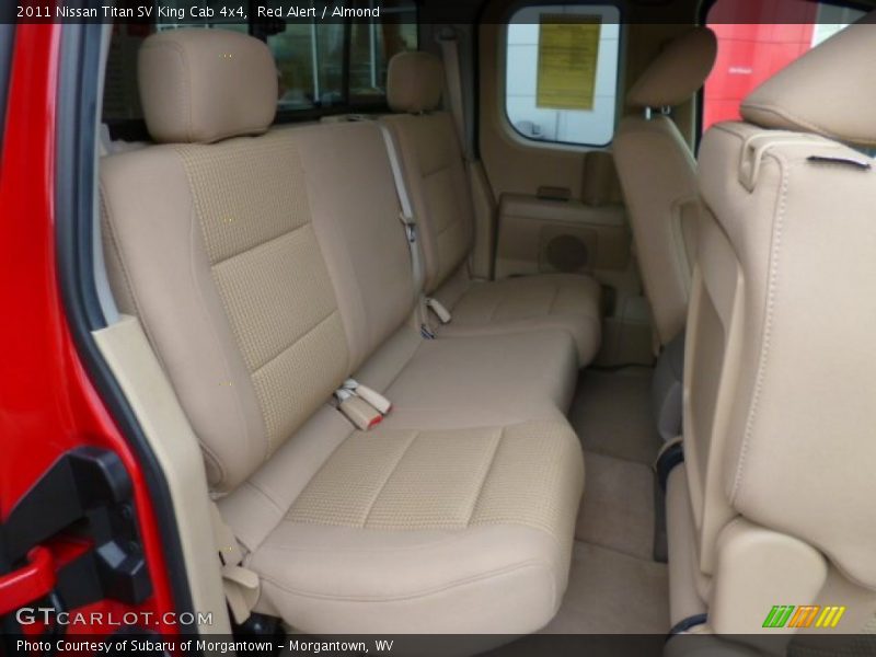 Red Alert / Almond 2011 Nissan Titan SV King Cab 4x4
