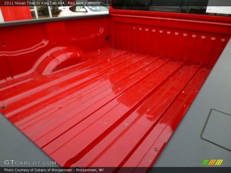 Red Alert / Almond 2011 Nissan Titan SV King Cab 4x4