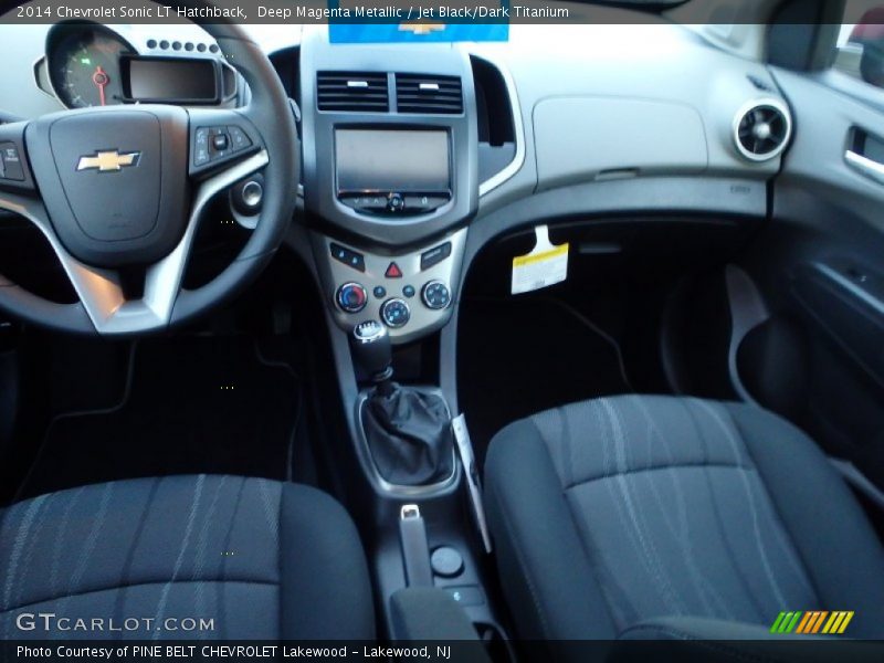 Deep Magenta Metallic / Jet Black/Dark Titanium 2014 Chevrolet Sonic LT Hatchback