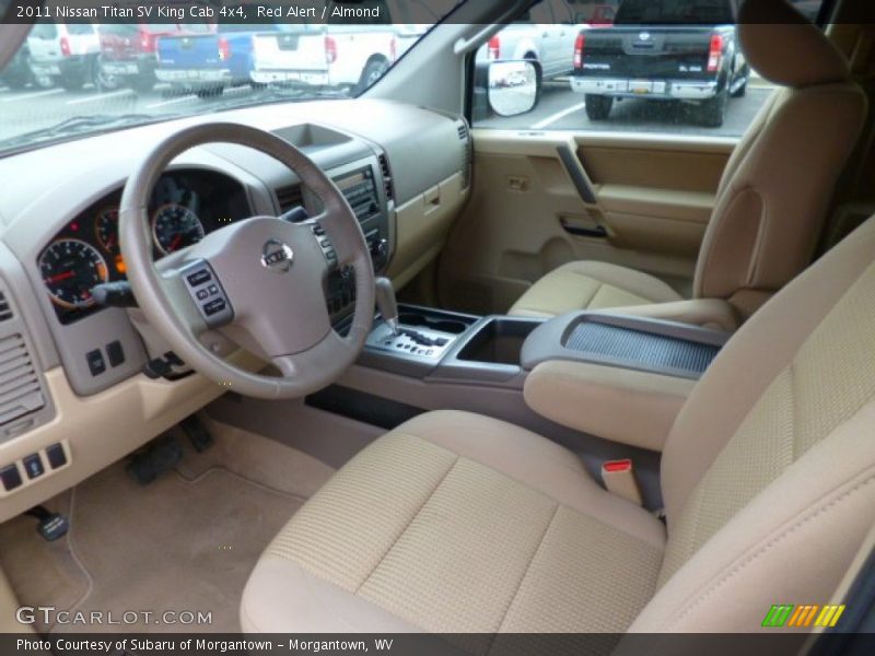 Red Alert / Almond 2011 Nissan Titan SV King Cab 4x4