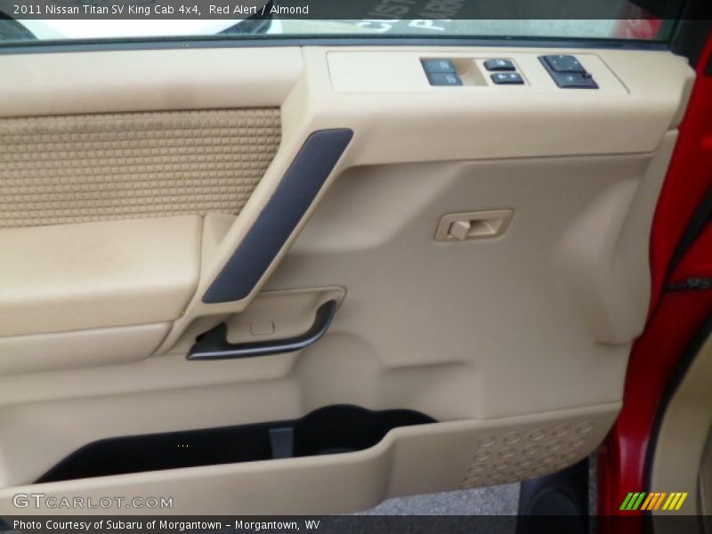 Red Alert / Almond 2011 Nissan Titan SV King Cab 4x4