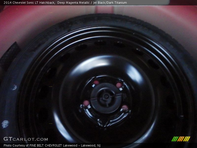 Deep Magenta Metallic / Jet Black/Dark Titanium 2014 Chevrolet Sonic LT Hatchback