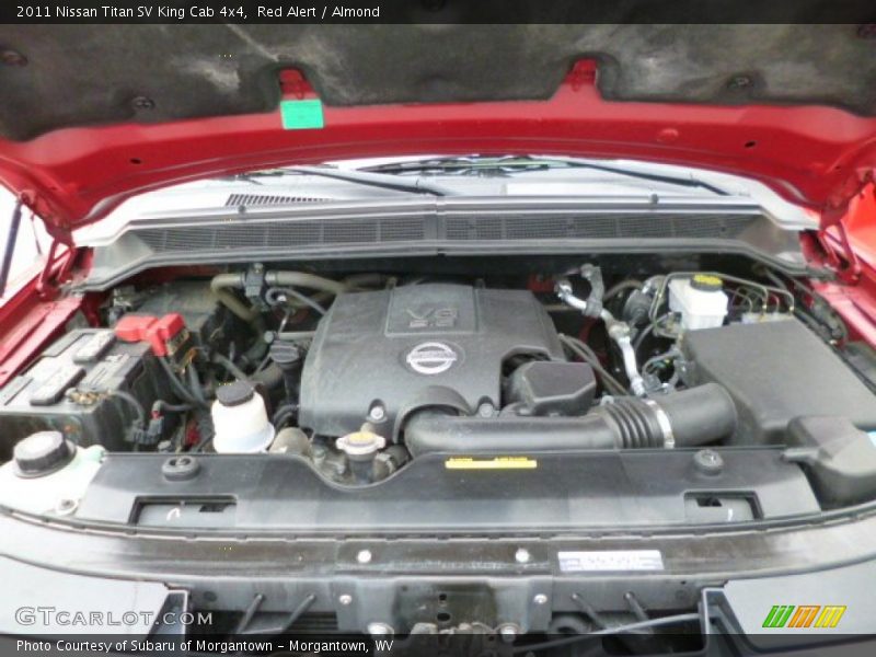 Red Alert / Almond 2011 Nissan Titan SV King Cab 4x4