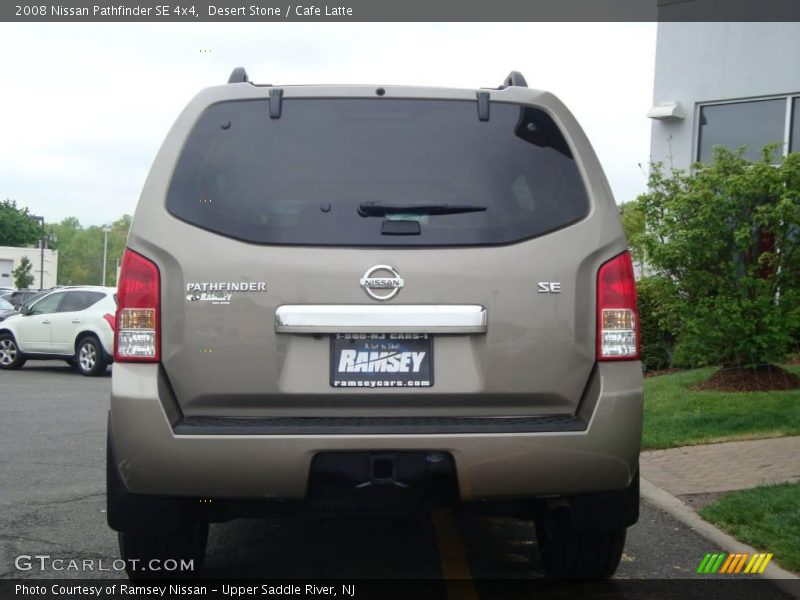 Desert Stone / Cafe Latte 2008 Nissan Pathfinder SE 4x4