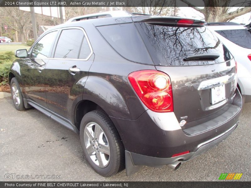 Ashen Gray Metallic / Jet Black 2014 Chevrolet Equinox LTZ AWD