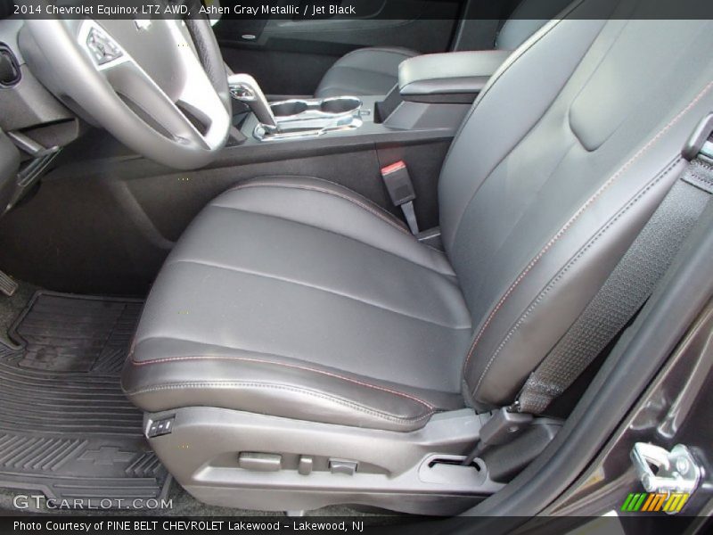 Ashen Gray Metallic / Jet Black 2014 Chevrolet Equinox LTZ AWD