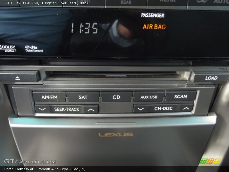 Tungsten Silver Pearl / Black 2010 Lexus GX 460