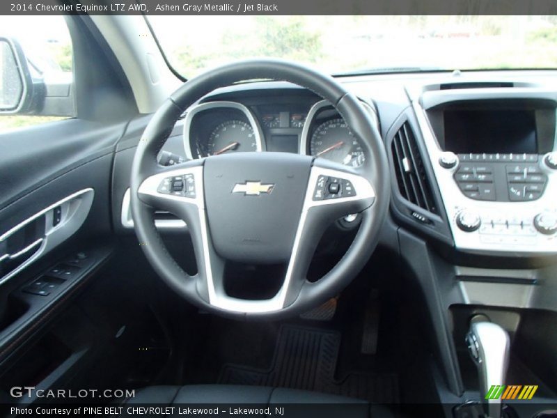 Ashen Gray Metallic / Jet Black 2014 Chevrolet Equinox LTZ AWD