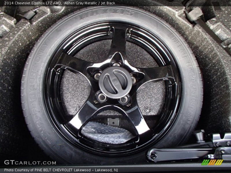 Ashen Gray Metallic / Jet Black 2014 Chevrolet Equinox LTZ AWD