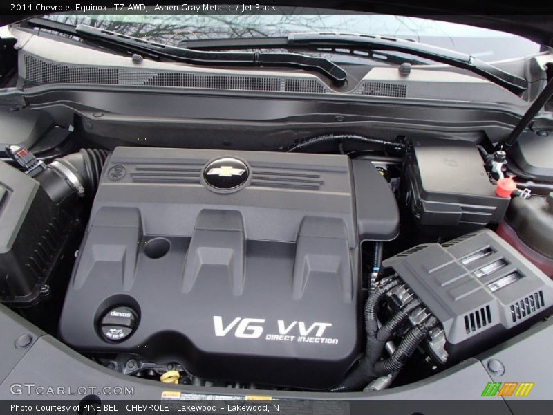 Ashen Gray Metallic / Jet Black 2014 Chevrolet Equinox LTZ AWD