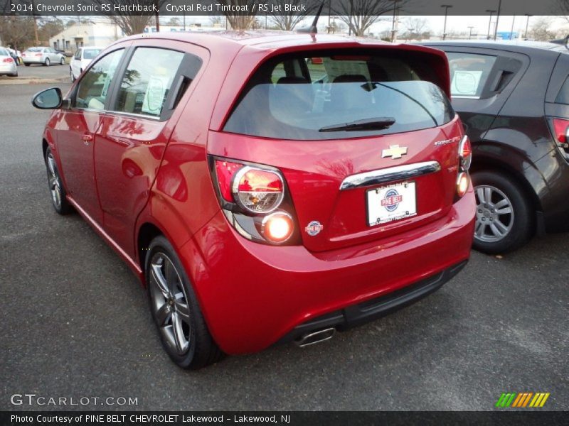 Crystal Red Tintcoat / RS Jet Black 2014 Chevrolet Sonic RS Hatchback