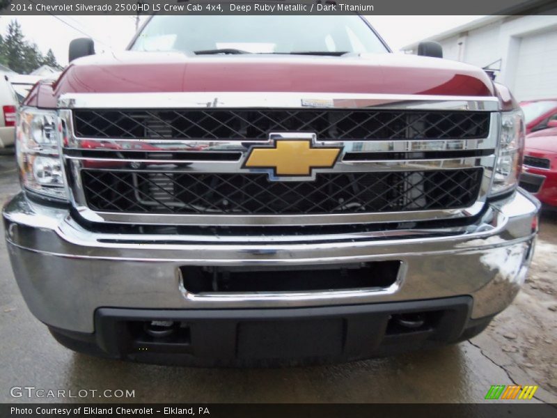 Deep Ruby Metallic / Dark Titanium 2014 Chevrolet Silverado 2500HD LS Crew Cab 4x4