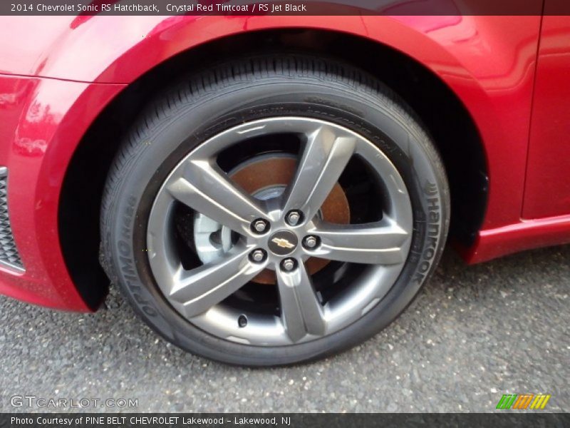 Crystal Red Tintcoat / RS Jet Black 2014 Chevrolet Sonic RS Hatchback
