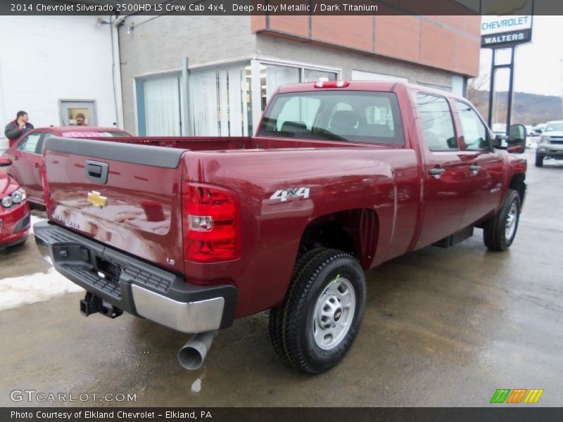 Deep Ruby Metallic / Dark Titanium 2014 Chevrolet Silverado 2500HD LS Crew Cab 4x4