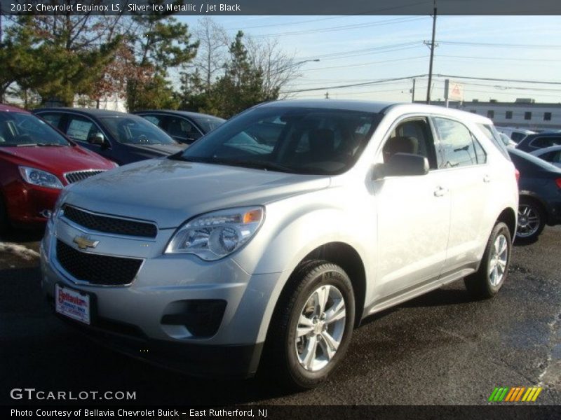 Silver Ice Metallic / Jet Black 2012 Chevrolet Equinox LS