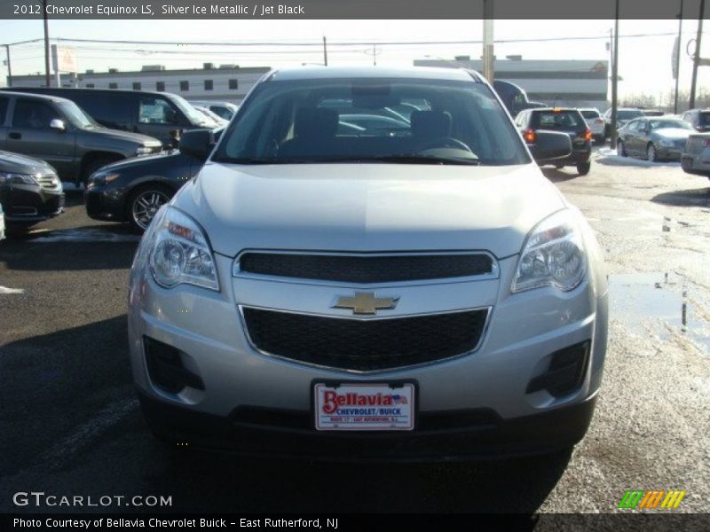 Silver Ice Metallic / Jet Black 2012 Chevrolet Equinox LS