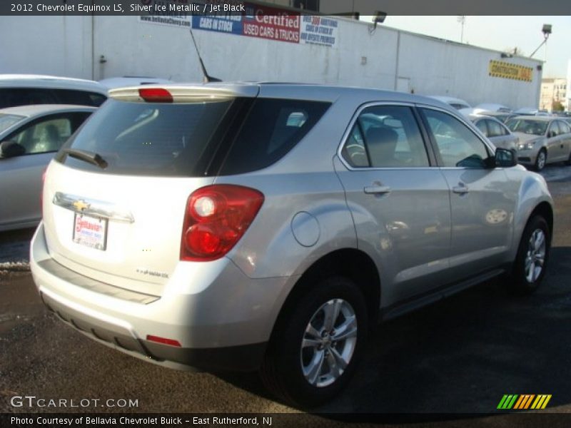 Silver Ice Metallic / Jet Black 2012 Chevrolet Equinox LS