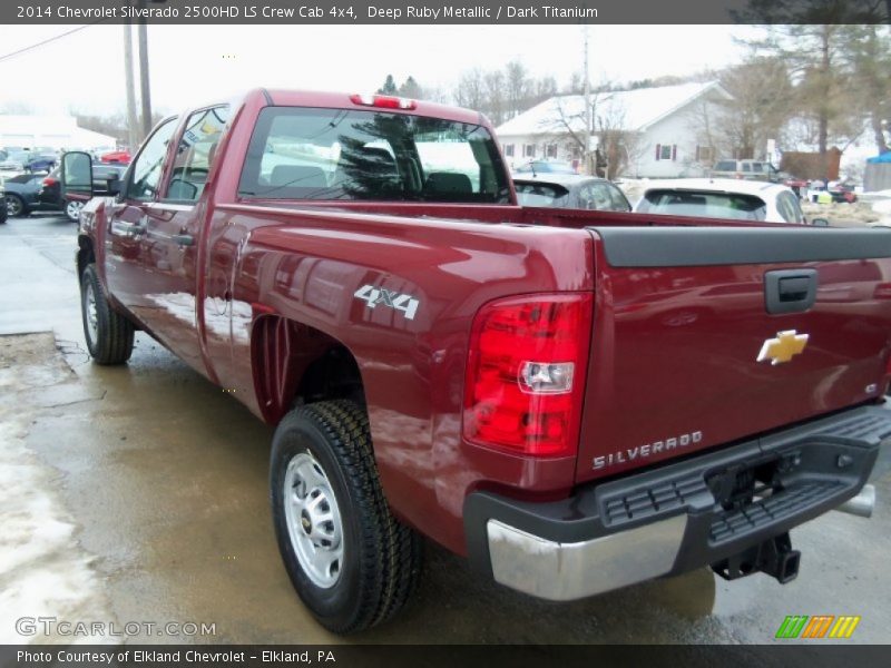 Deep Ruby Metallic / Dark Titanium 2014 Chevrolet Silverado 2500HD LS Crew Cab 4x4