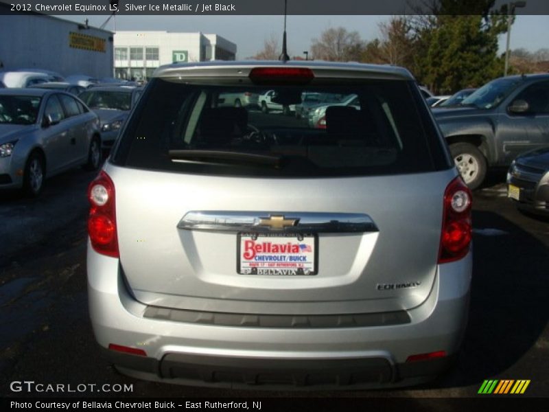 Silver Ice Metallic / Jet Black 2012 Chevrolet Equinox LS