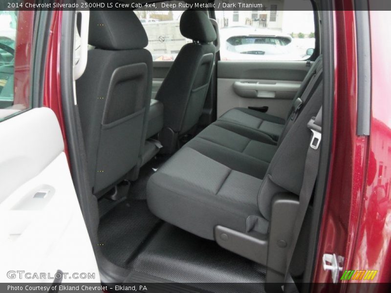 Rear Seat of 2014 Silverado 2500HD LS Crew Cab 4x4