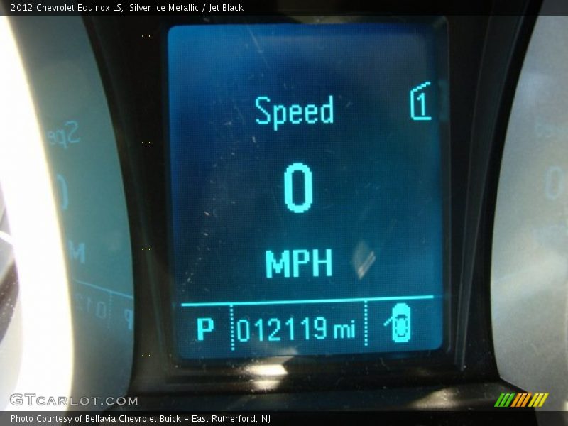 Silver Ice Metallic / Jet Black 2012 Chevrolet Equinox LS