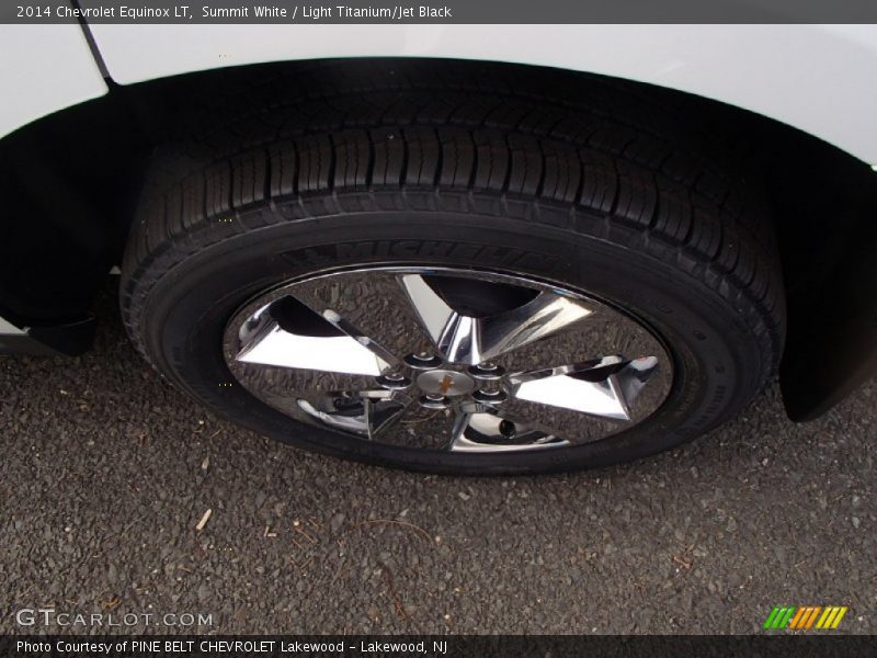 Summit White / Light Titanium/Jet Black 2014 Chevrolet Equinox LT